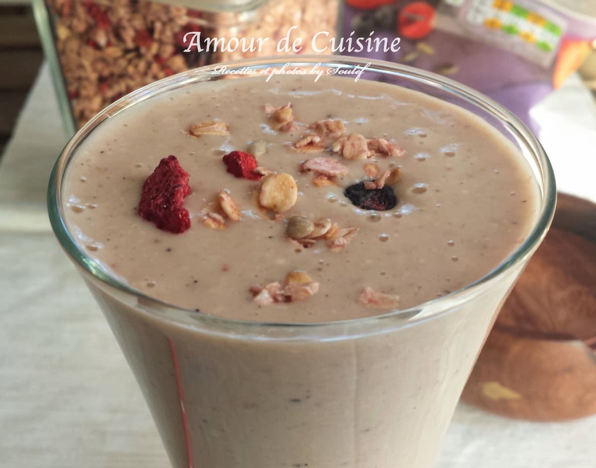 smoothie granola banane