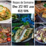 planing repas semaine 31