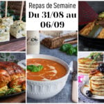 menu de la semaine 36