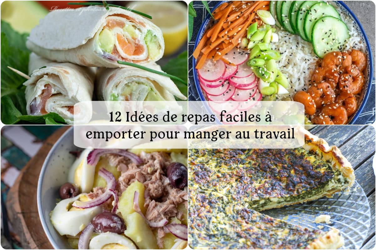 repas à emporter au bureau pour la pause dejeuner