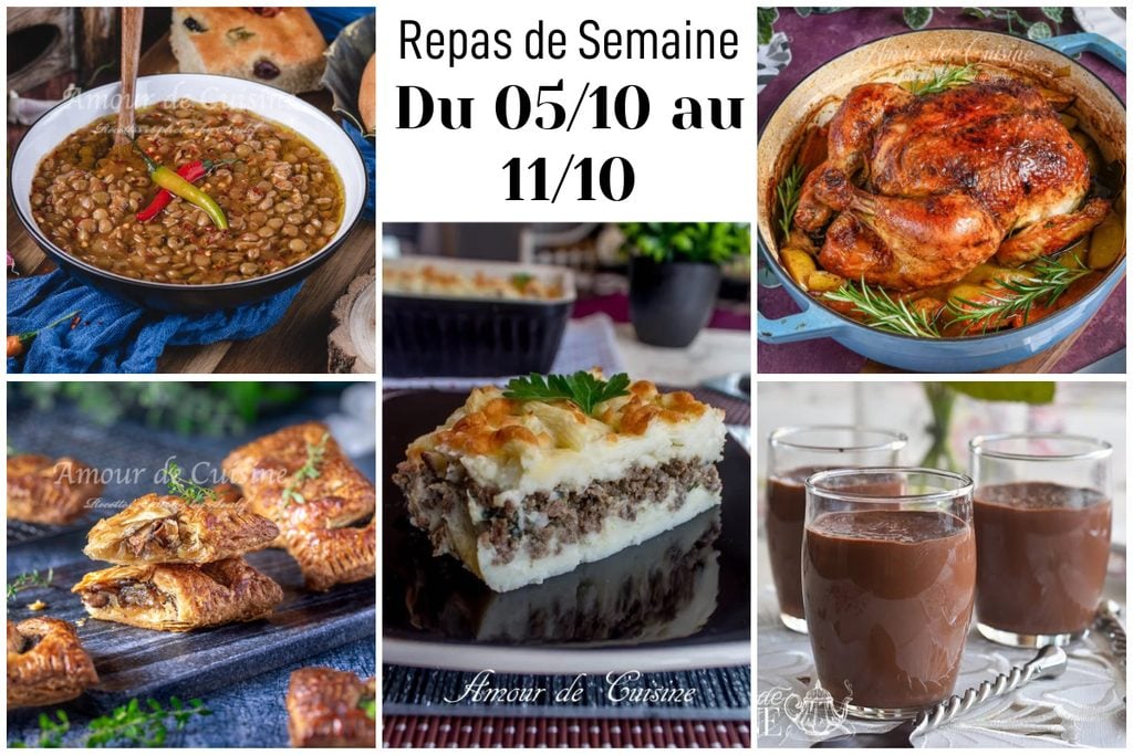 menu semaine 41