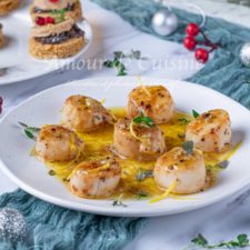 Recette Noix de Saint-Jacques au beurre citronné