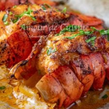 Recette queues de homard au four au beurre et citron