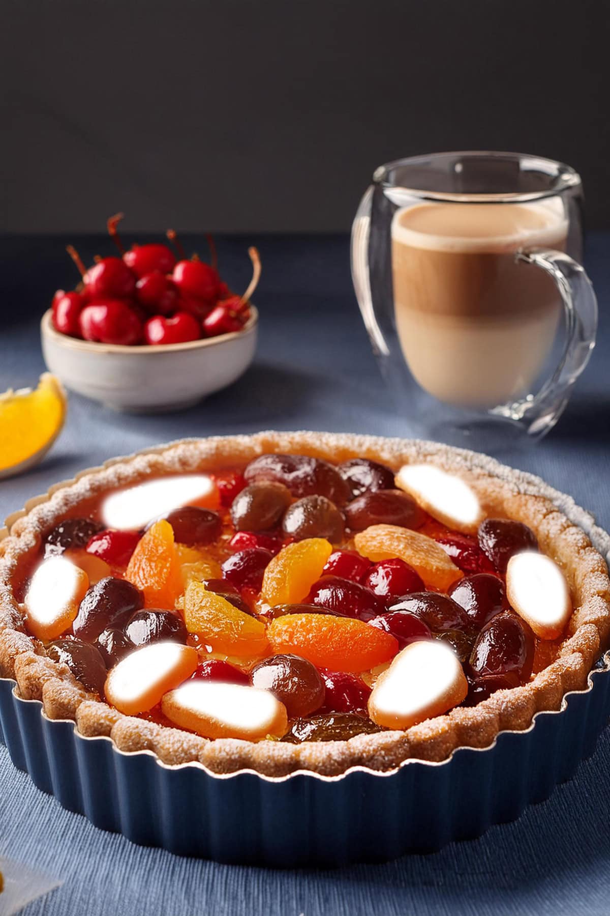 tarte fruits confits calissons