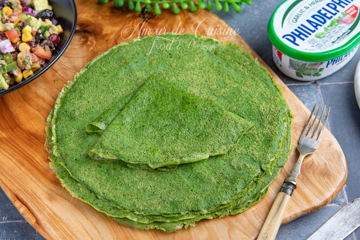 tortillas aux epinards
