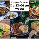 repas de semaine fin juin