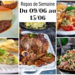 planning de repas de semaine