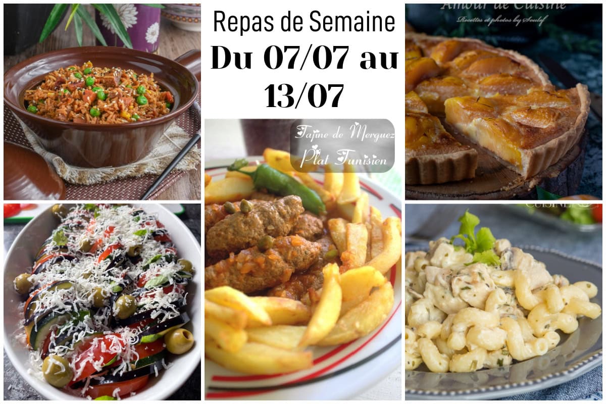 menu semaine
