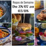 repas de la semaine 28 juillet