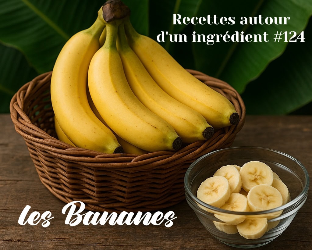 les bananes dans un panier en osier