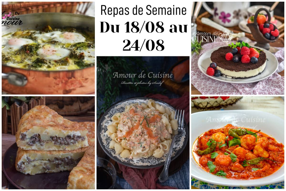 menu de semaine