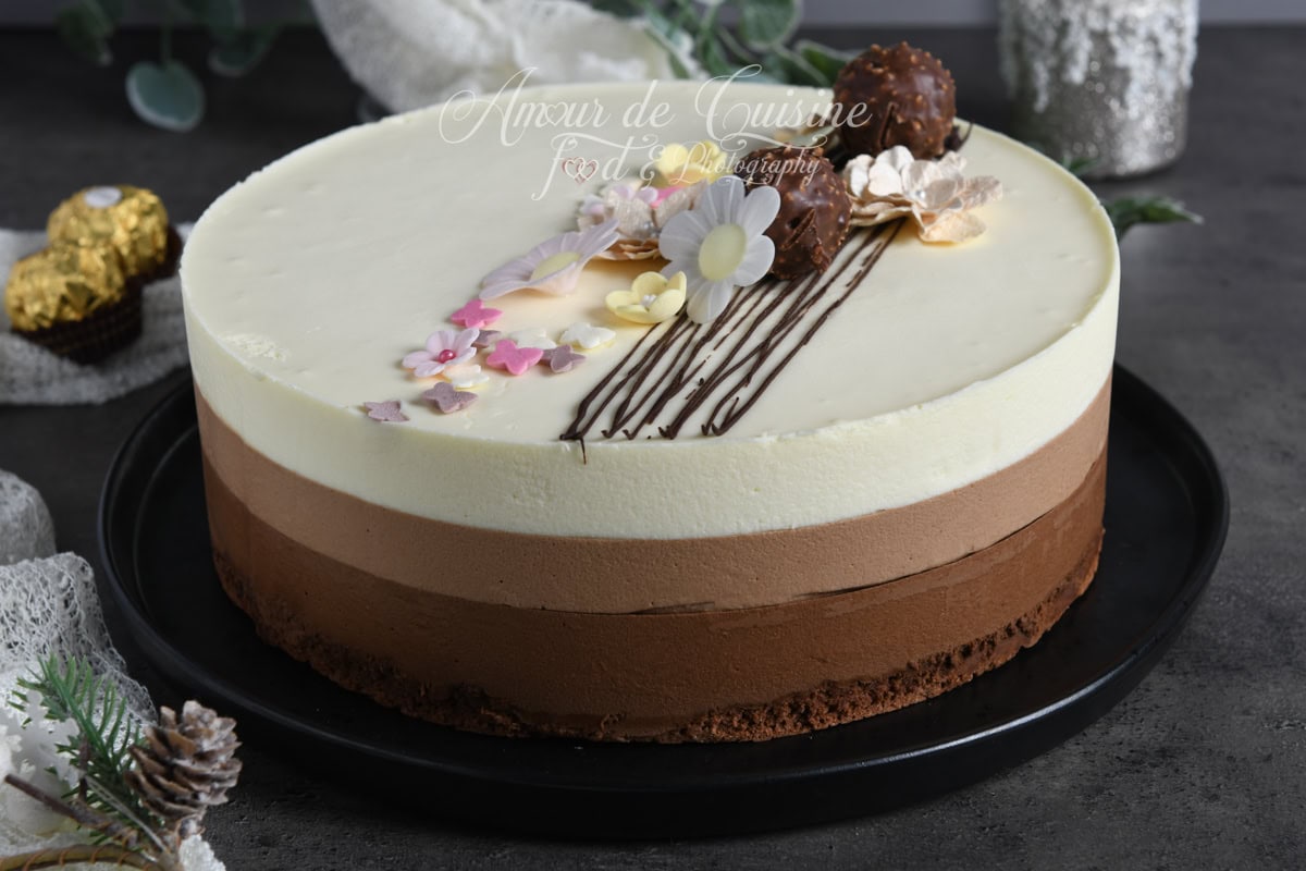 entremets trois chocolat