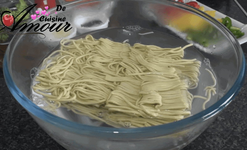 boiled noodles