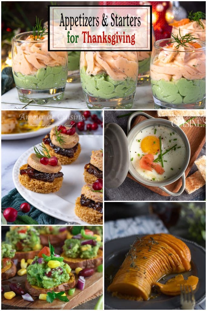 Appetisers and starters for thanksgiving
