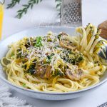 pates a la courge spaghetti epinards et champignons