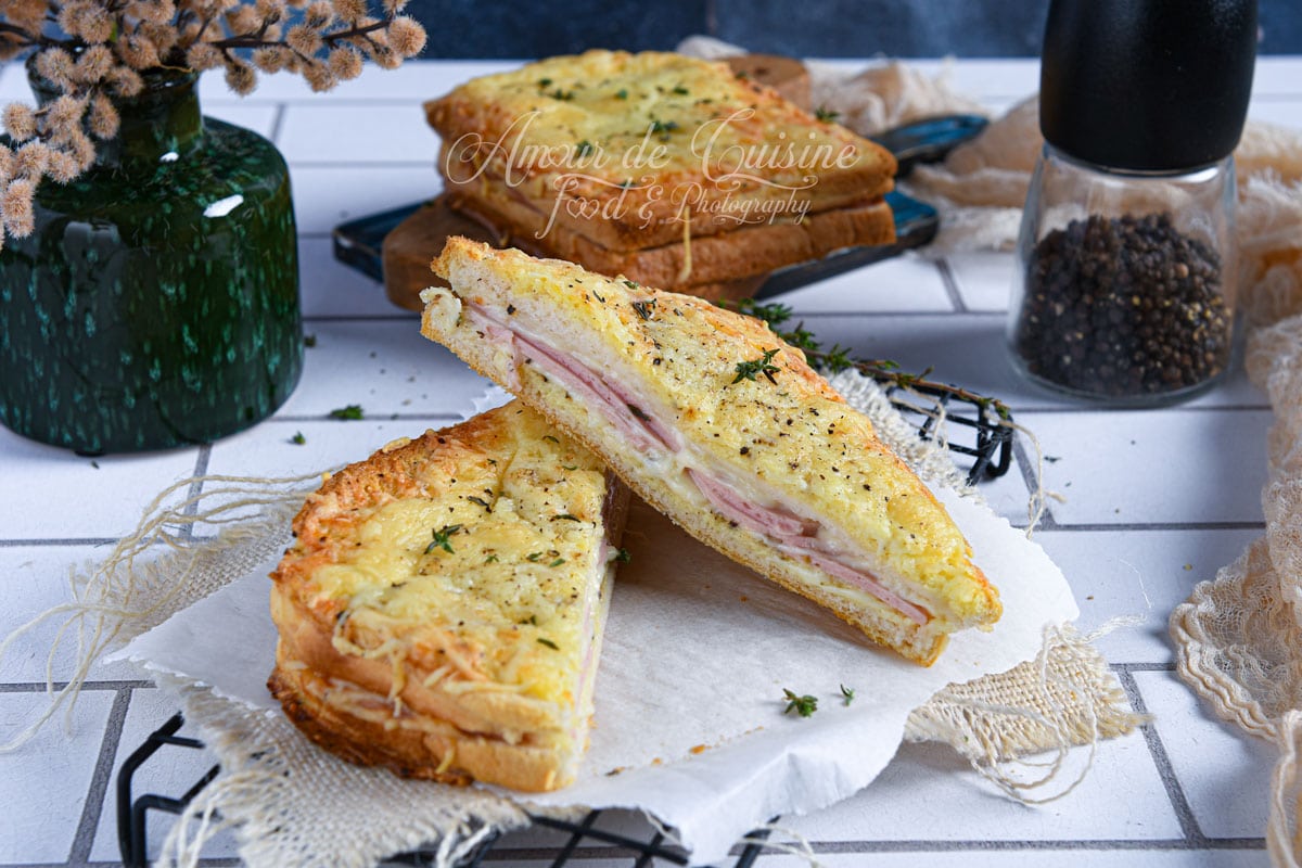 Mortadella Croque-Monsieur Without Béchamel