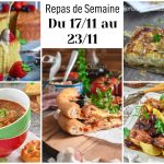 menu de semaine du 17 novembre