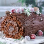 buche de noel a la ganache au chocolat