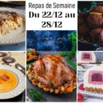 repas de fin décembre sans prise de tete