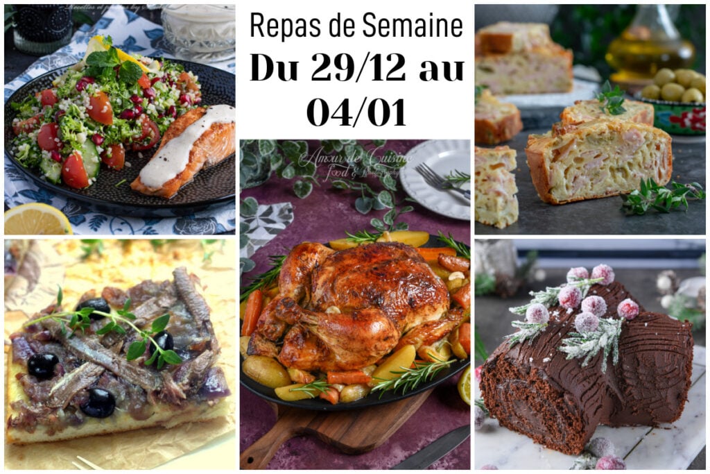 menu de la semaine 53