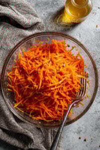 salade de carottes rapees