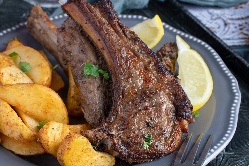 Cotelettes d'agneau roties au four