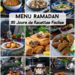 menu ramadan 30 jours