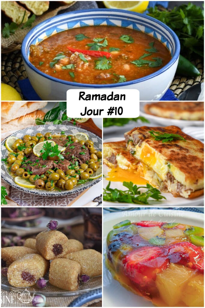 menu jour 10 du Ramadan