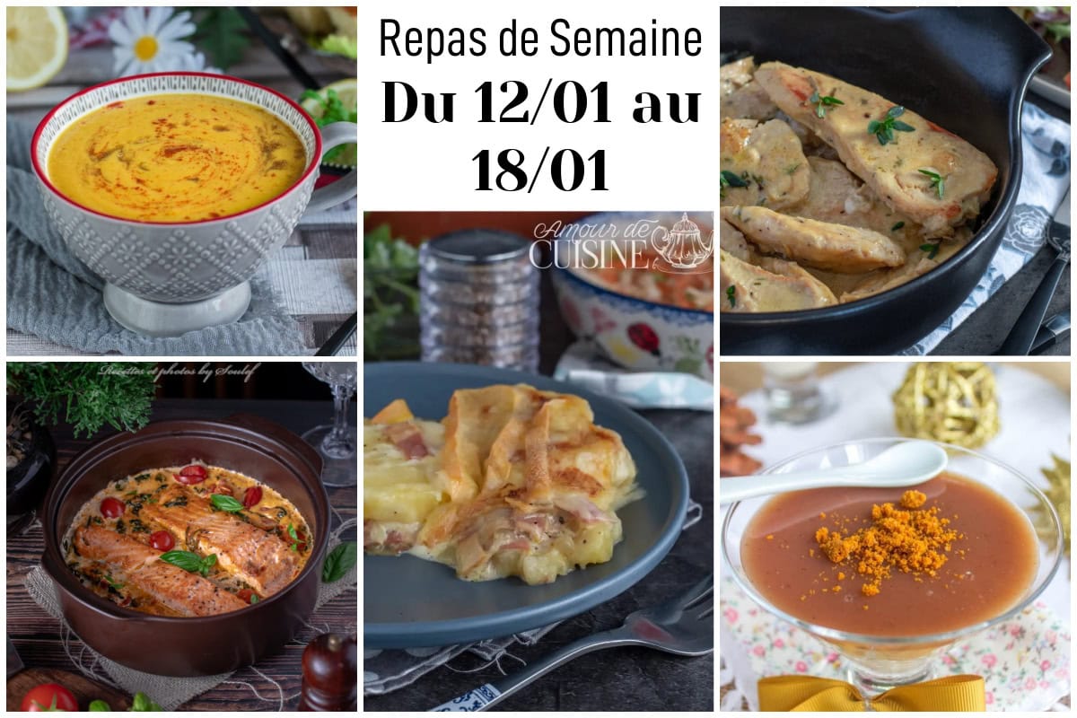 menu de semaine 2
