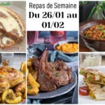 plan repas de la semaine