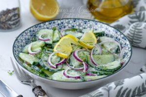 salade concombre yaourt aneth