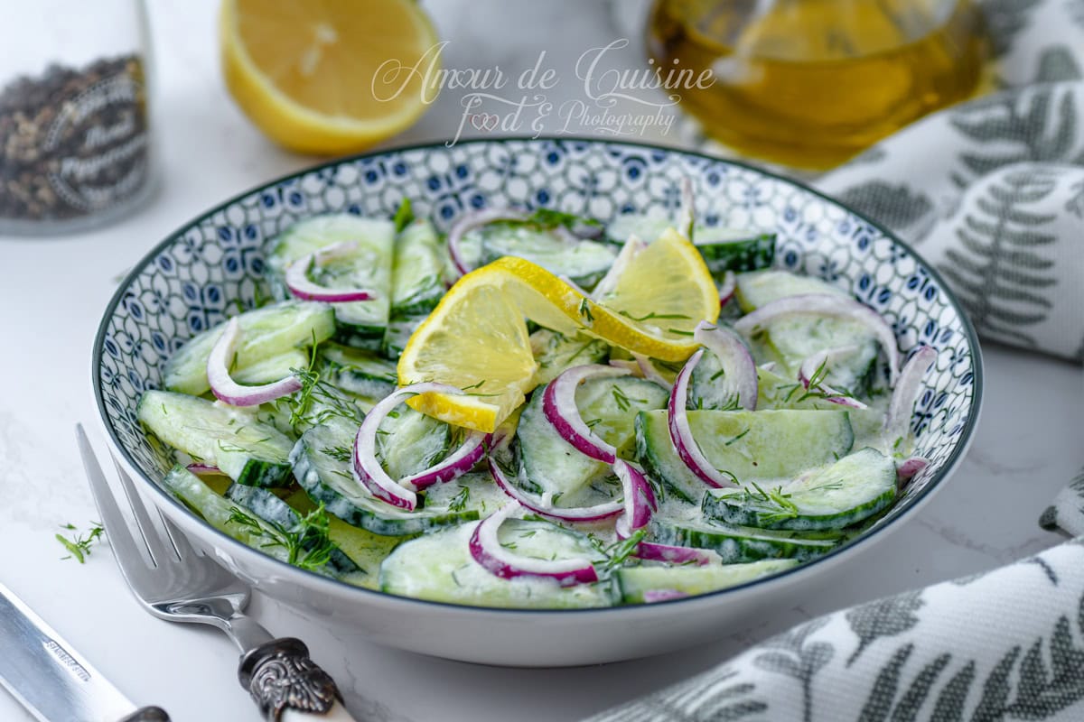 salade concombre yaourt aneth