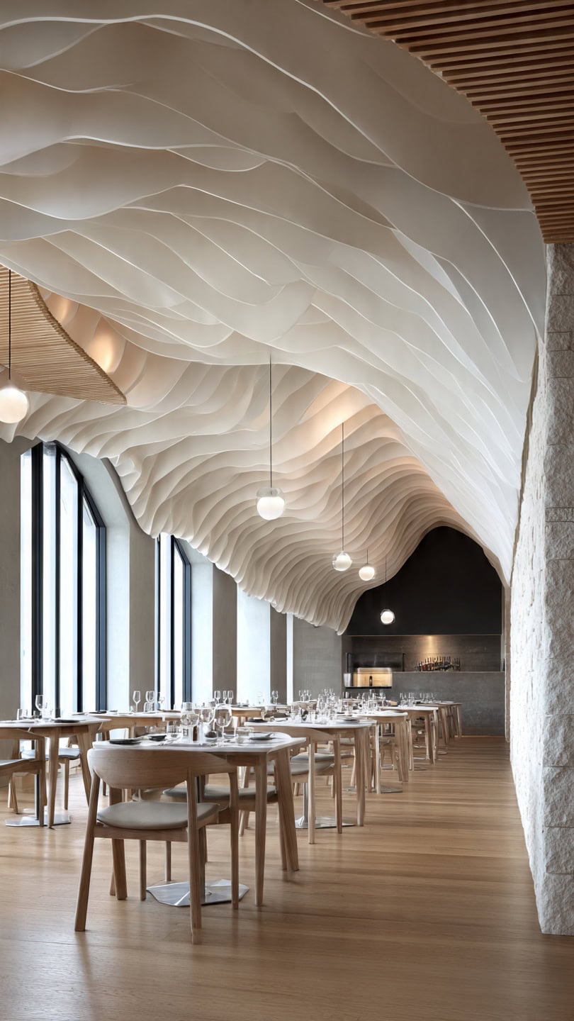 resautrant avec acoustique optimisee