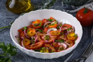 salade de tomattes fraiches