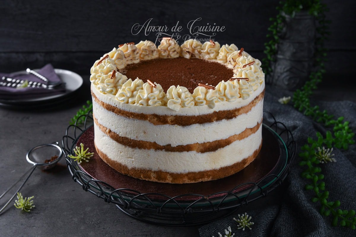 gateau tiramisu layer cake