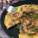 omelette aux champignons de Paris