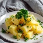 pomme de terre en cube à la vapeur