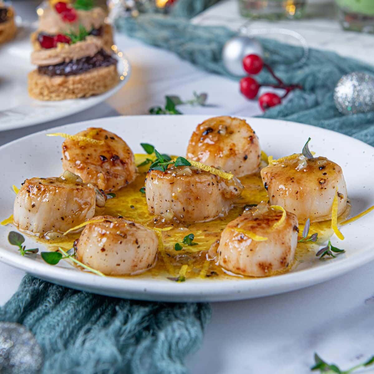 Noix de Saint jacques au beurre