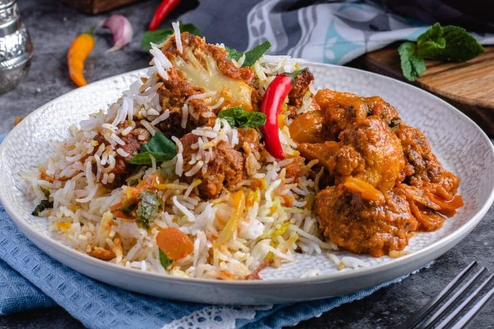 biryani végétarien au chou fleur