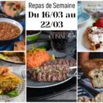 planning repas de semaine