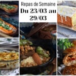 menu de semaine