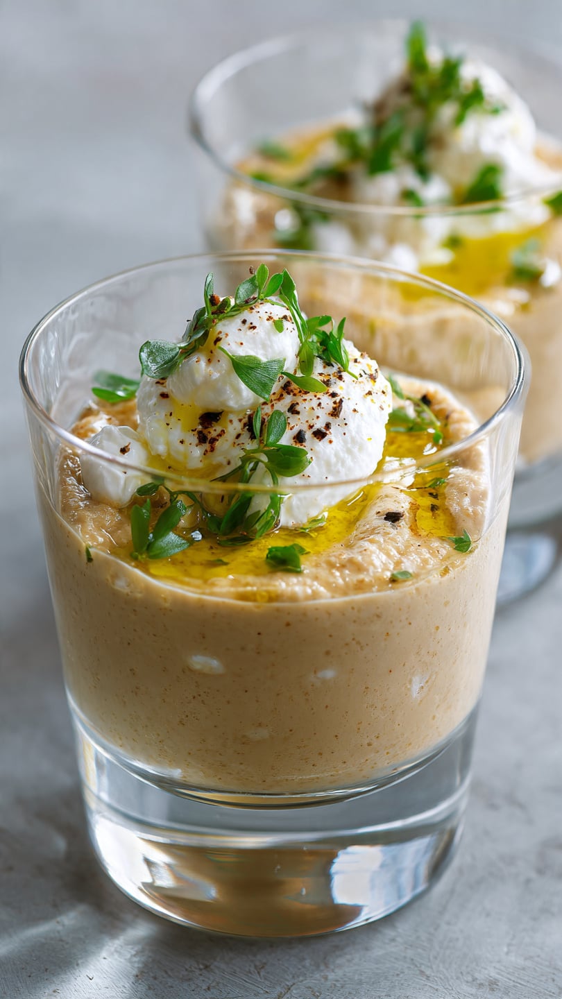 verrines aux pois chiche