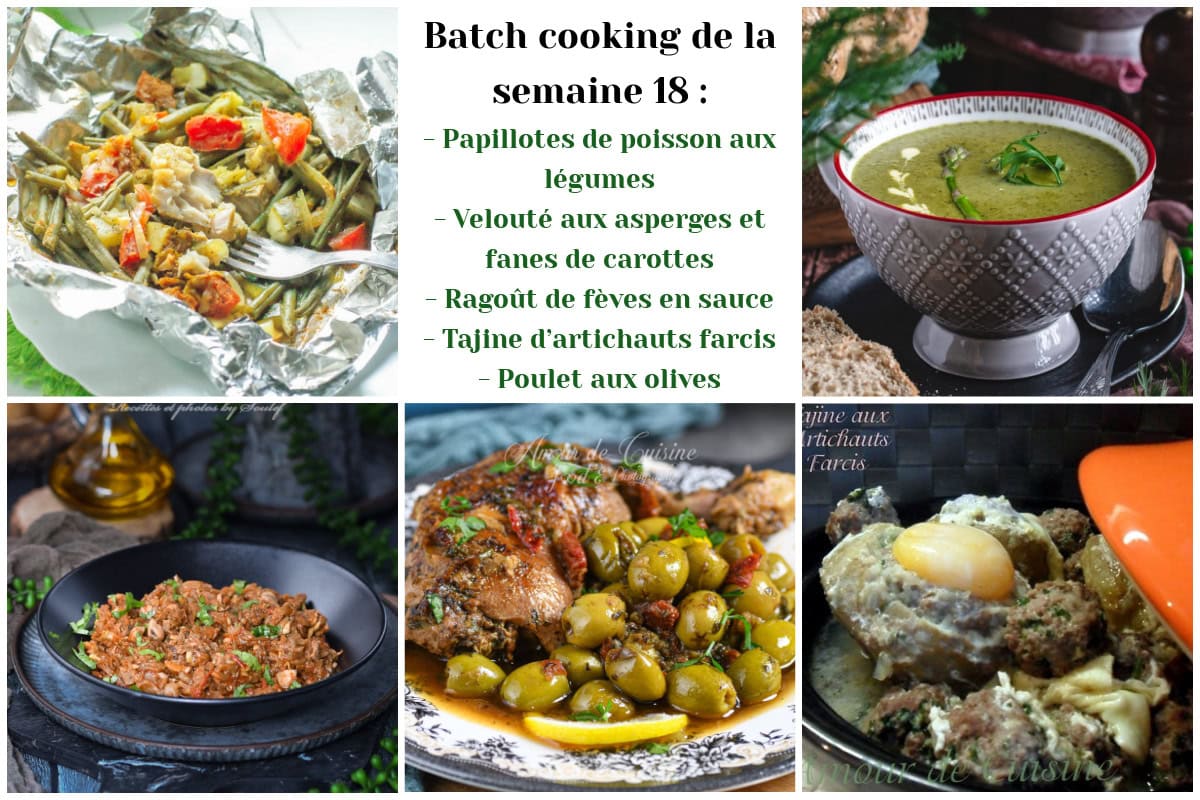 batch cooking semaine 18
