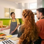 cours de cuisine en groupe