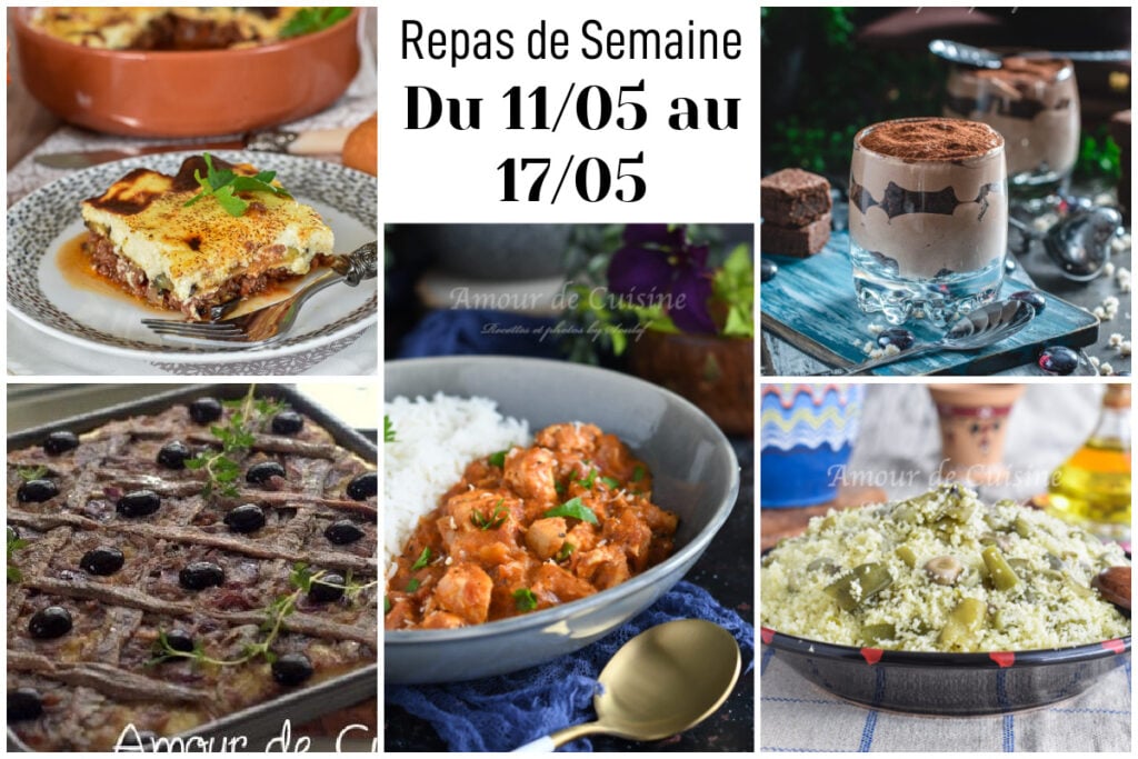 menu de la semaine du 11-05