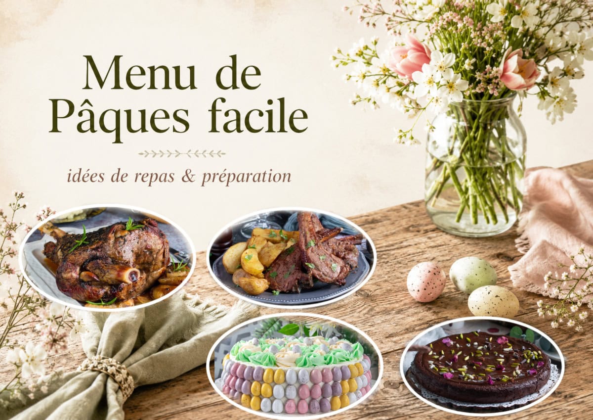 menu de Pâques facile