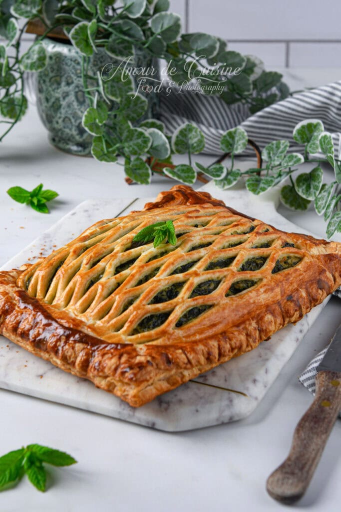 Feuilleté de saumon aux epinards : Saumon wellington ou saumon en croûte aux épinards