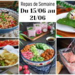 menu de la semaine 25