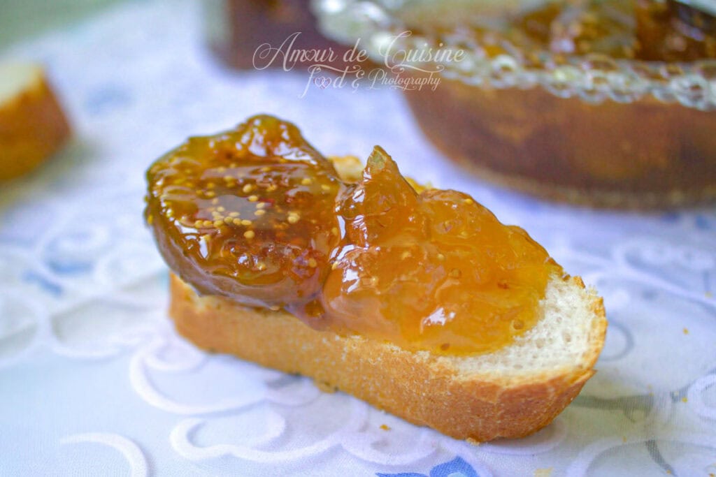 confiture de figues vertes et melon parfumée à la badiane