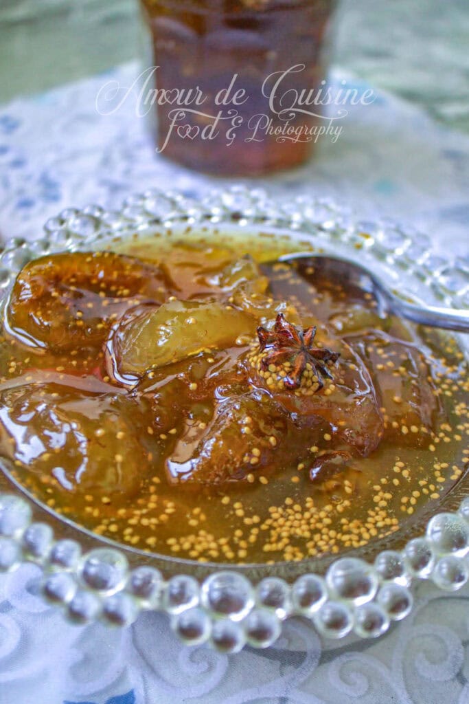 confiture de figues er melon à la badiane